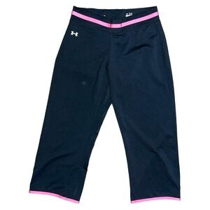 Under Armour Pants Women’s Size S Black Pink All Season Gear Athletic Capri
